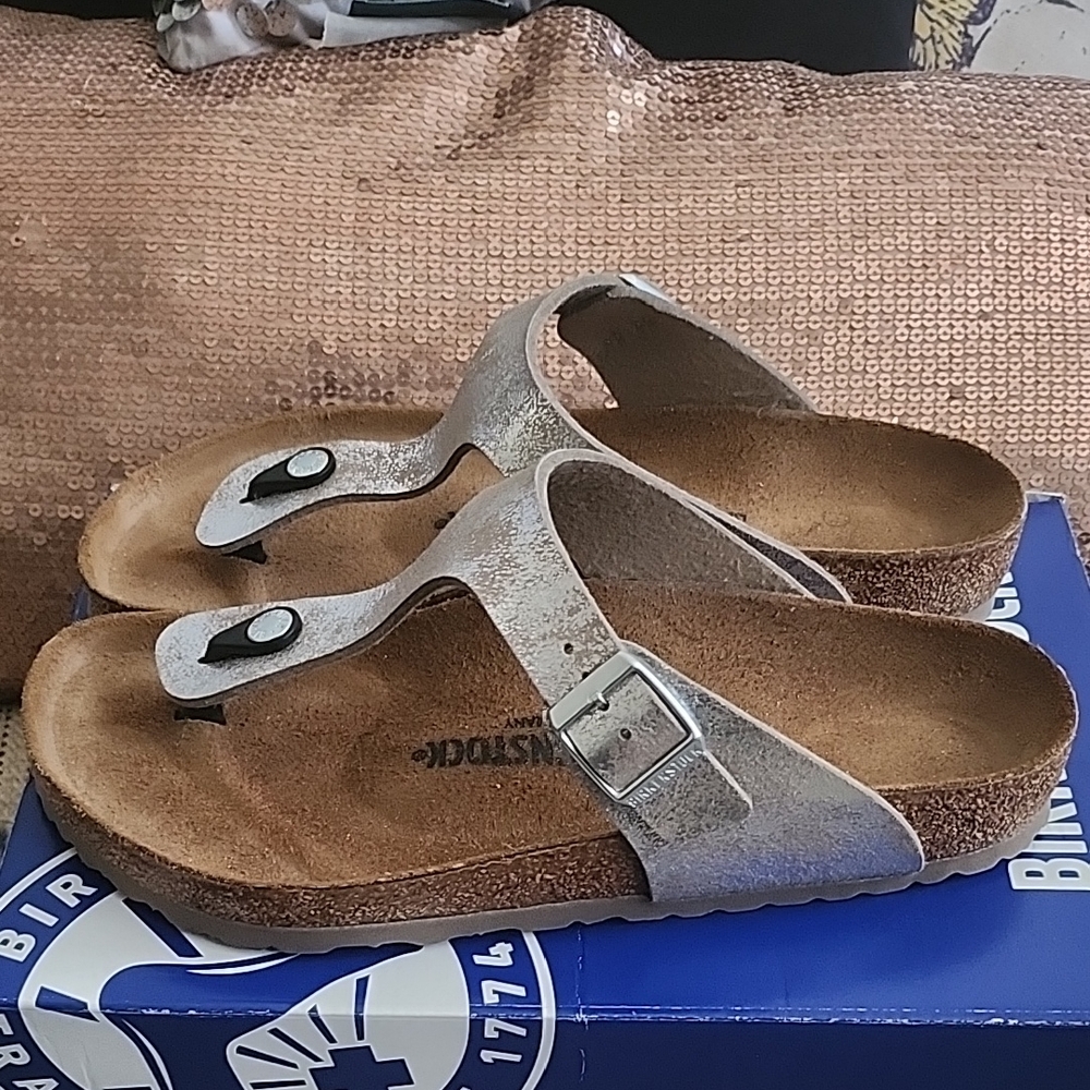 Birkenstock Metallic Sandals